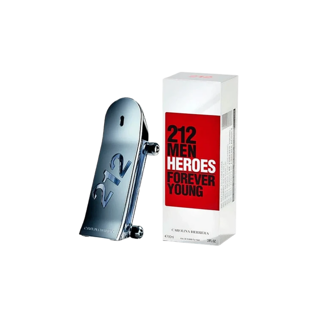 212 Men Heroes Forever Young EDT 90 ML - Carolina Herrera