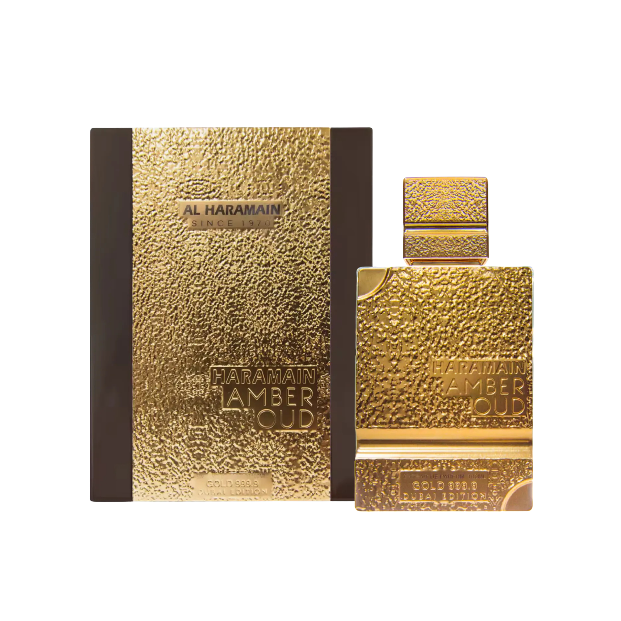 Al Haramain Amber Oud Gold 999.9 Dubai Edition Extracto De Perfume 100ml Hombre