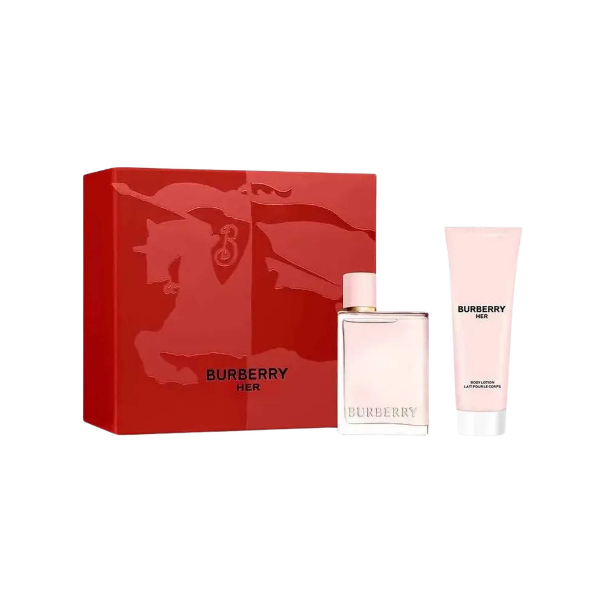 Estuche Burberry Her Edp 100 ml + 10 ml + Body Lotion 75 ml Mujer